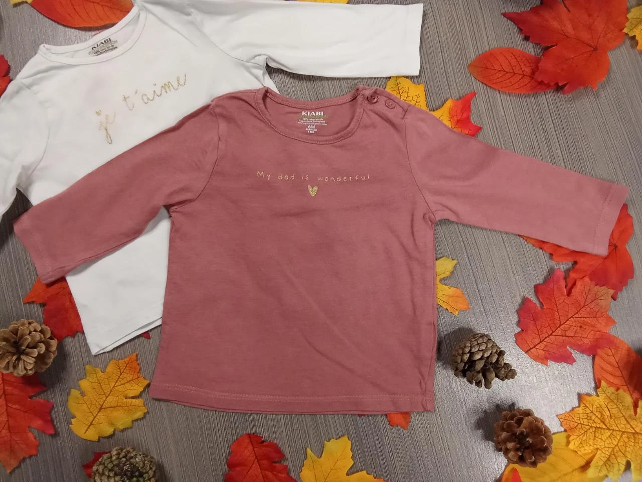 Lote de 3 camisetas de manga larga de 6 meses – photo 12